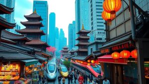 Asia: tradiții vechi și zgârie-nori moderni.