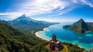 Peisaje uimitoare din America de Sud: munți, junglă, plaje, ruine.